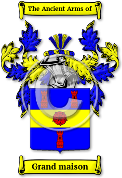Grand maison Family Crest Download (jpg) Legacy Series - 150 DPI